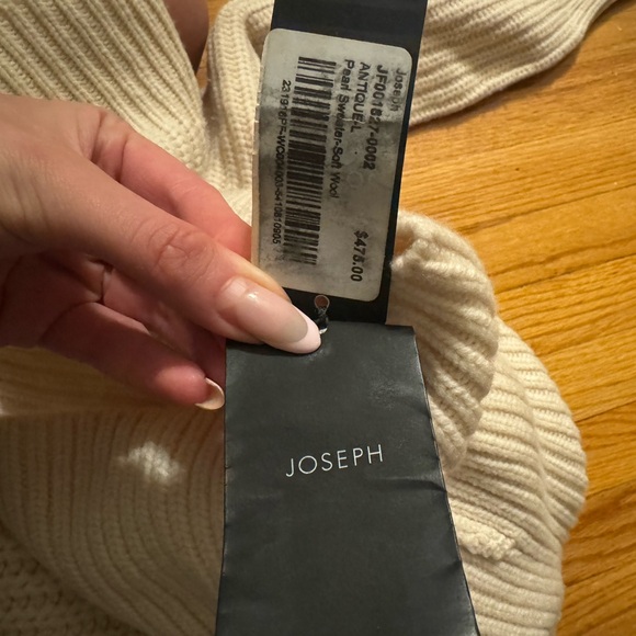 New with tags - JOSEPH Pearl Sweater- soft wool (size L) - Picture 7 of 12